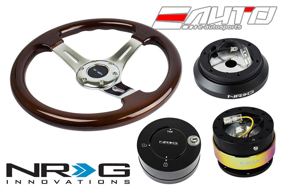 NRG 330mm BR Wood CH S Steering Wheel 1.5\