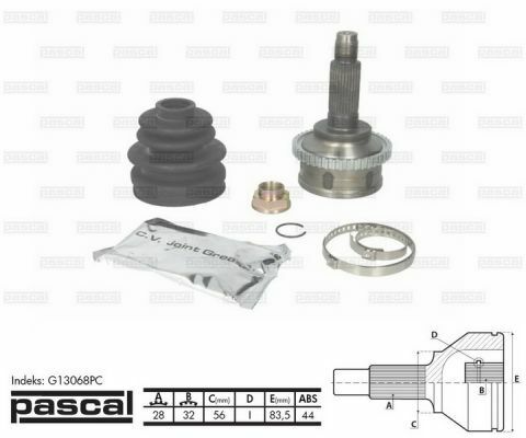 PASCAL G13068PC Joint Kit, Drive Shaft for Mazda