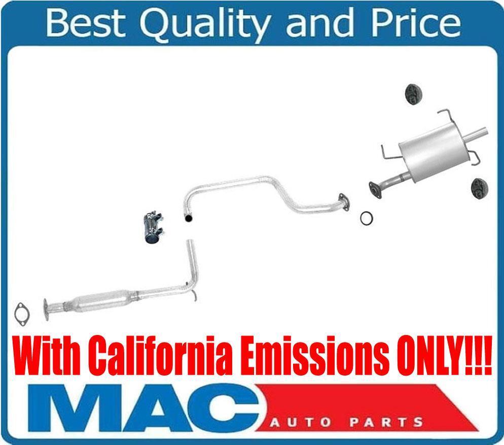 Muffler Exhaust Pipe for Nissan Sentra 1.6L 4 Door w California Emissions 97-99