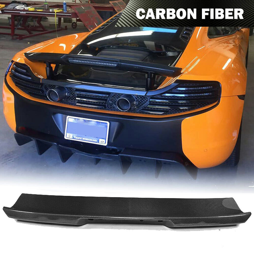 Real Carbon Rear Trunk Spoiler Wing For McLaren MP4-12C 2Door 2011-2014 
