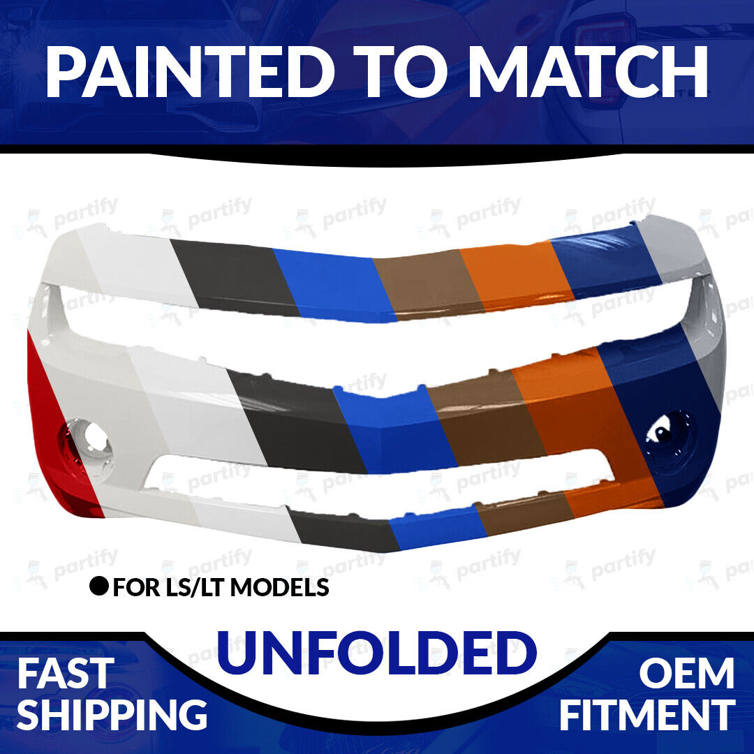 NEW Painted 2010 2011 2012 2013 Chevrolet Camaro LS/ LT Unfolded Front Bumper