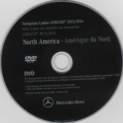 Mercedes Benz LATEST Navigation DVD Map Update NTG3 Comand Aps North America v15