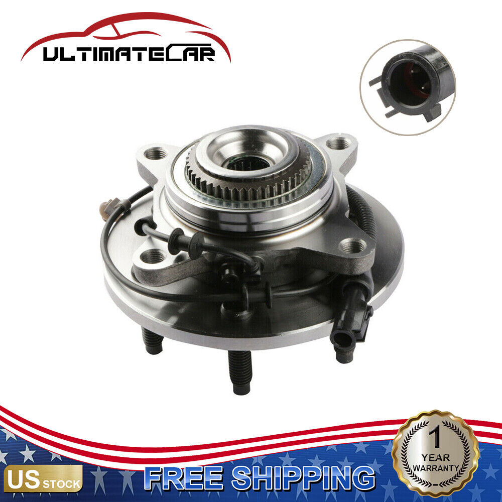 Front Wheel Bearing and Hub Assembly For Ford F150 Lincoln Mark LT w/ABS 4x4