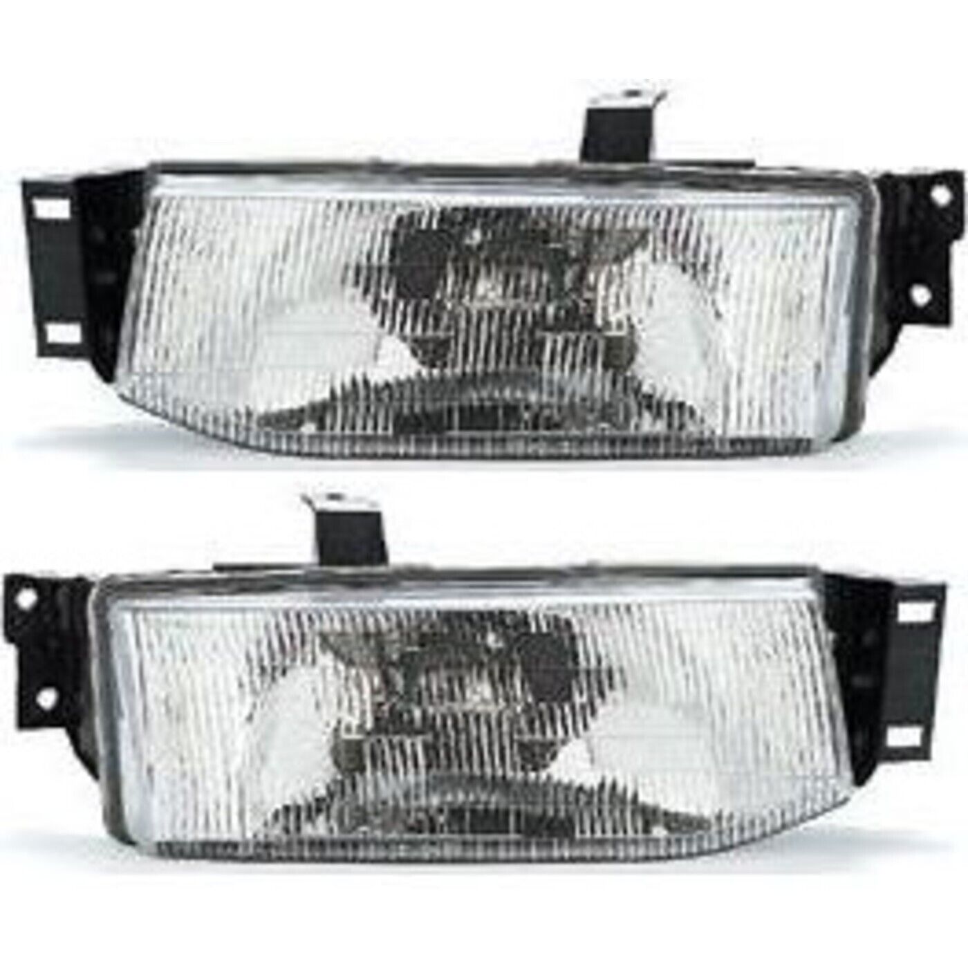 Headlights Headlamps Left & Right Pair Set NEW for 91-96 Ford Escort