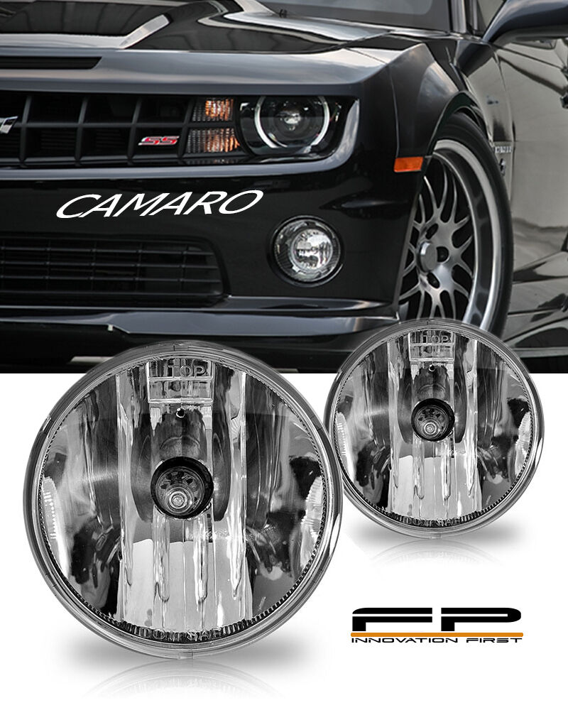 For 2010 11 12 2013 Chevy Camaro Clear Replacement Fog Lights Housing Assembly