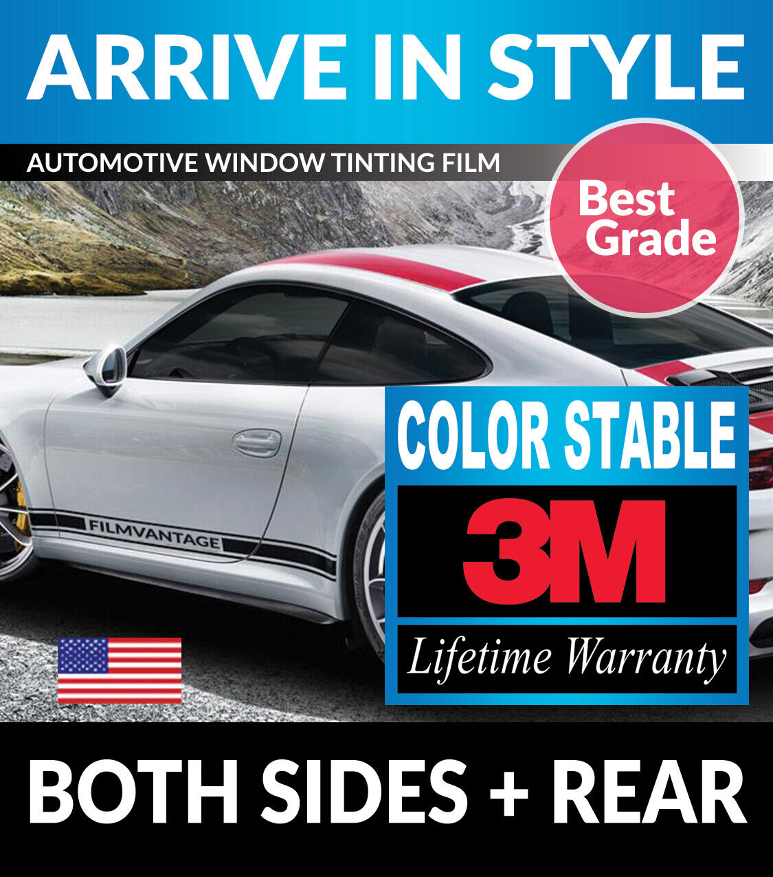 PRECUT WINDOW TINT W/ 3M COLOR STABLE FOR MERCEDES BENZ R63 AMG 2007 07