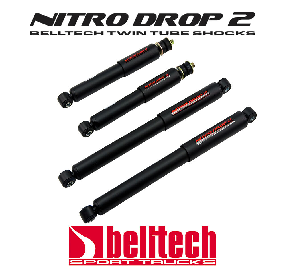 87-96 Ford F150 Nitro Drop 2 Front/Rear Shocks for 2/4 Drop