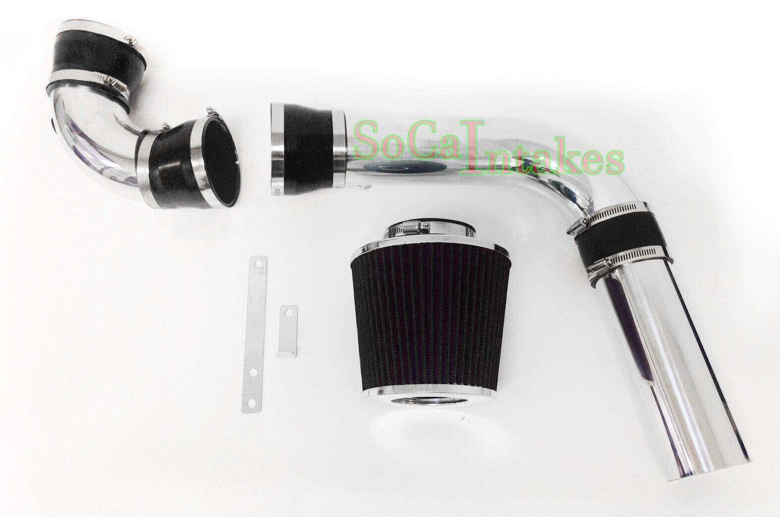 Black 3pc cold Air Intake Kit&Filter For 94-97 Pontiac Firebird 5.7L V8