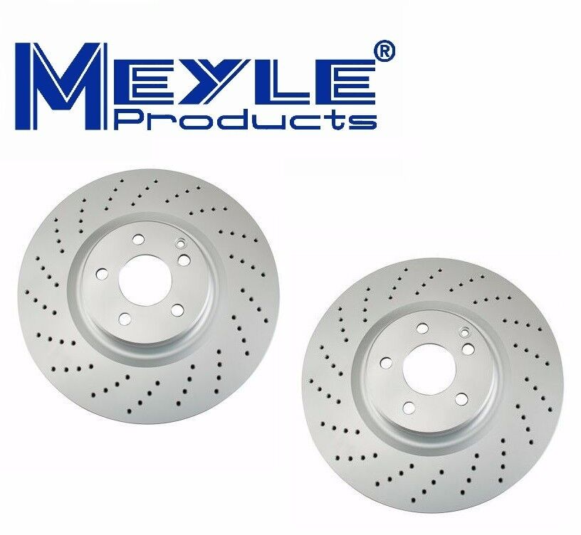 For Mercedes W219 W211 R230 CLS55 AMG E55 AMG SET OF 2 Front Disc Brake Rotors