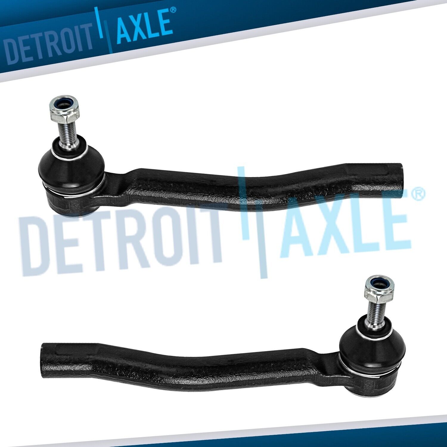 Front Left and Right Outer Tie Rod Ends for Sentra Kicks Leaf NV200 City Express