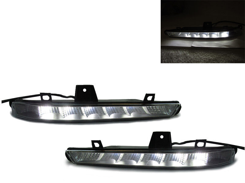 DEPO DRL LED Daytime Running Lights Fit For 2010-2013 Mercedes W221 S63 S65 AMG