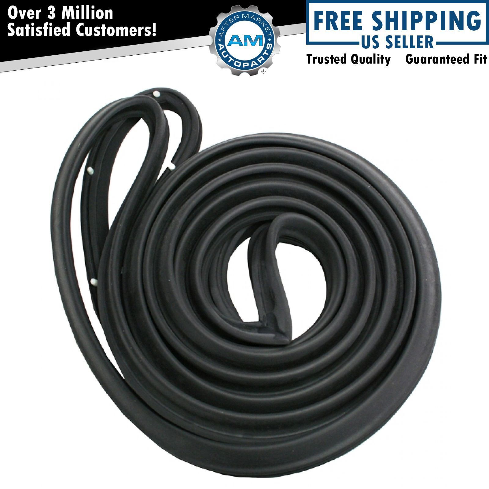 Front Door Weatherstrip Seal Pair Set of 2 for 71-77 Vega Astre Coupe & Wagon