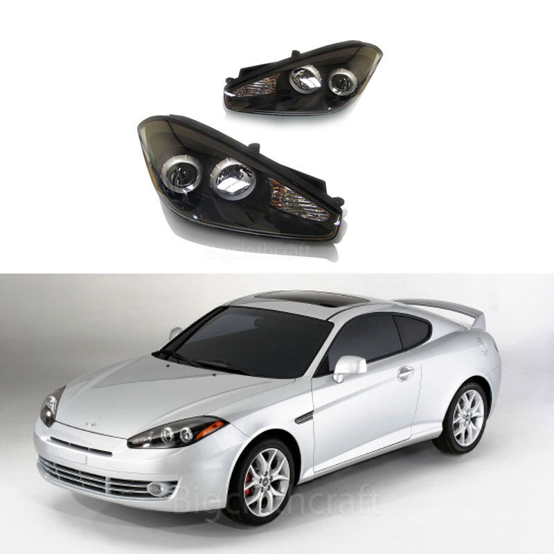New Genuine OEM Head Light Lamp  (LH&RH) set For 2007-2008 Hyundai Tiburon Coupe