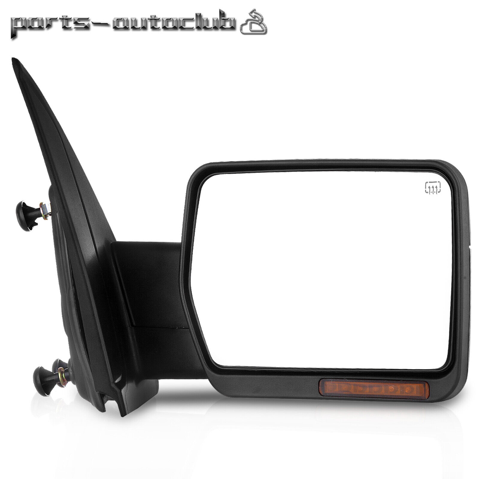 Power Heated LED Signal Puddle View Mirror Passenger Side For 2007-14 Ford F150