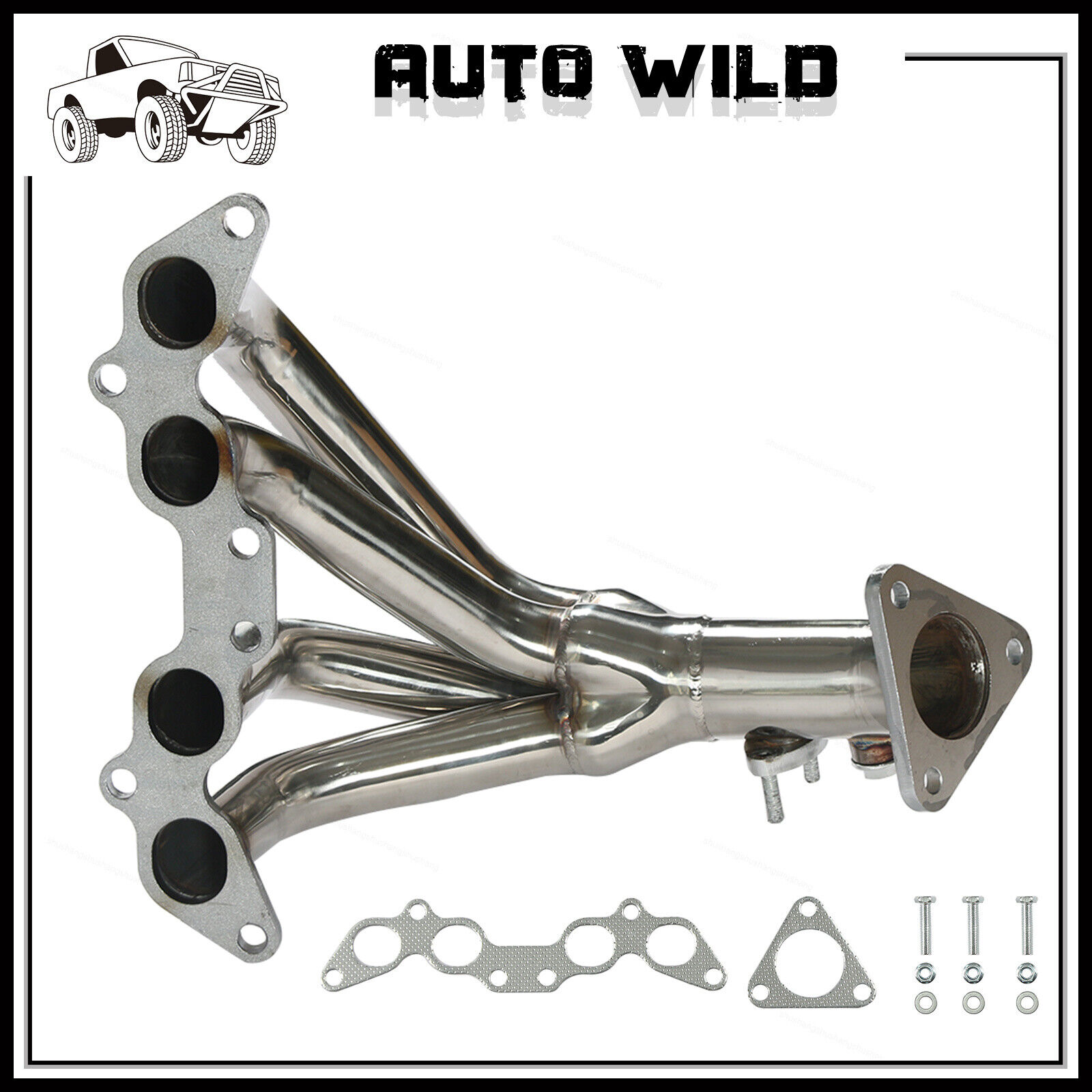 For 1990-1999 Toyota Celica GT/GTS 2.2L Stainless Steel Manifold  Header
