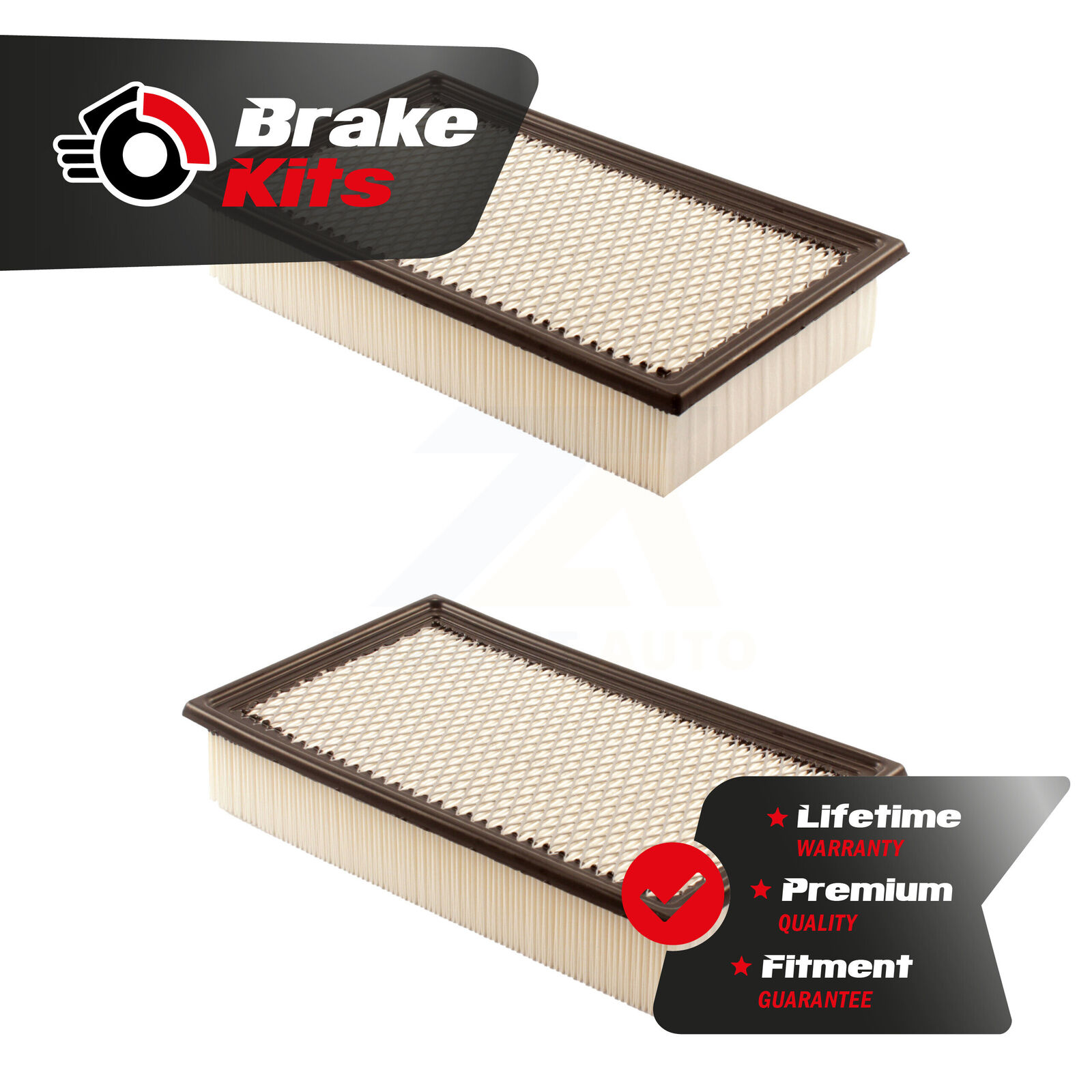Air Filter (2 Pack) For 2002-2010 Ford Explorer Mercury Mountaineer