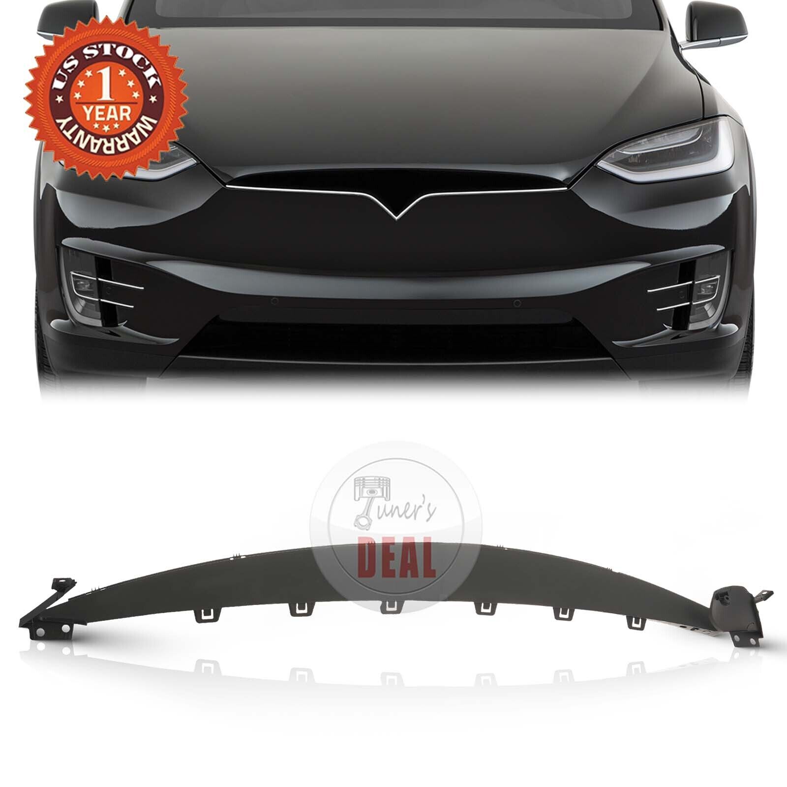 For 2016-2020 Tesla Model X Front Bumper Grille Closing Panel Cover 1047740-00-H