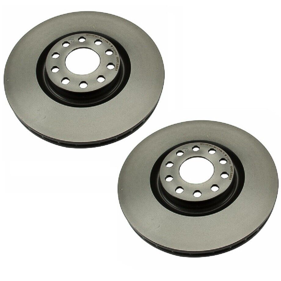 Brembo Pair Set of 2 Front Coated PVT Brake Disc Rotors For Allroad Quattro S4