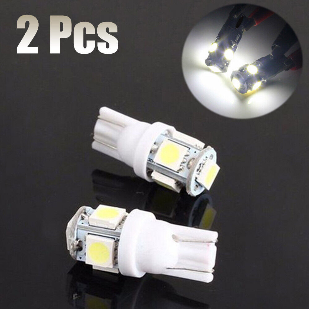 LED T10 W5W  Number plate license parkers light bulbs Pure White 501 168 194