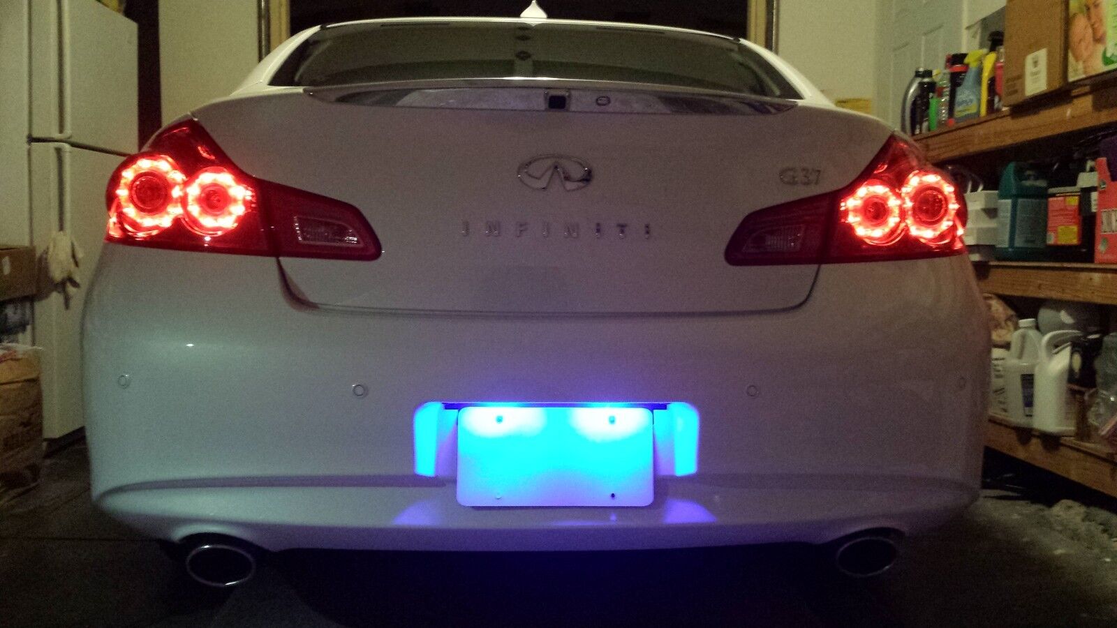 BLUE LED License Plate Lights For Hyundai Veloster 2012-2019