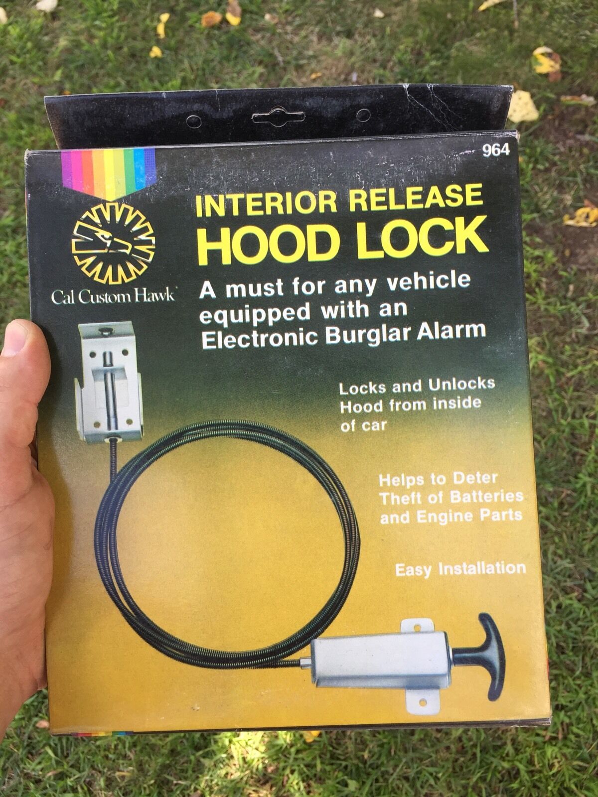 Universal  Control Cable Choke Hood Trunk Release Interior Lock Latch Custom 78