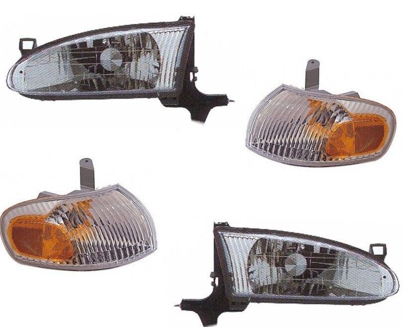 FITS FOR 1998 - 2002 CHEVY PRIZM HEADLIGHT CORNER LAMPS LEFT & RIGHT SET