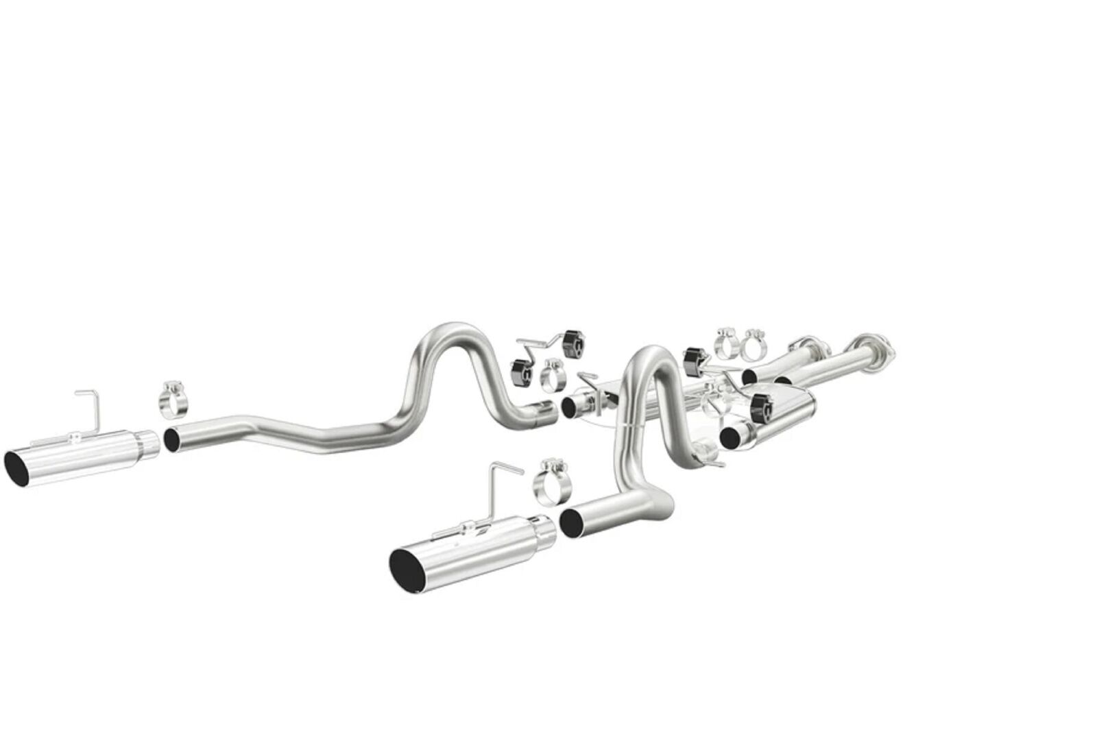 MAGNAFLOW 15638 Stainless Steel Cat-Back Exhaust Kit For 94-95 MUSTANG V8 5.0L