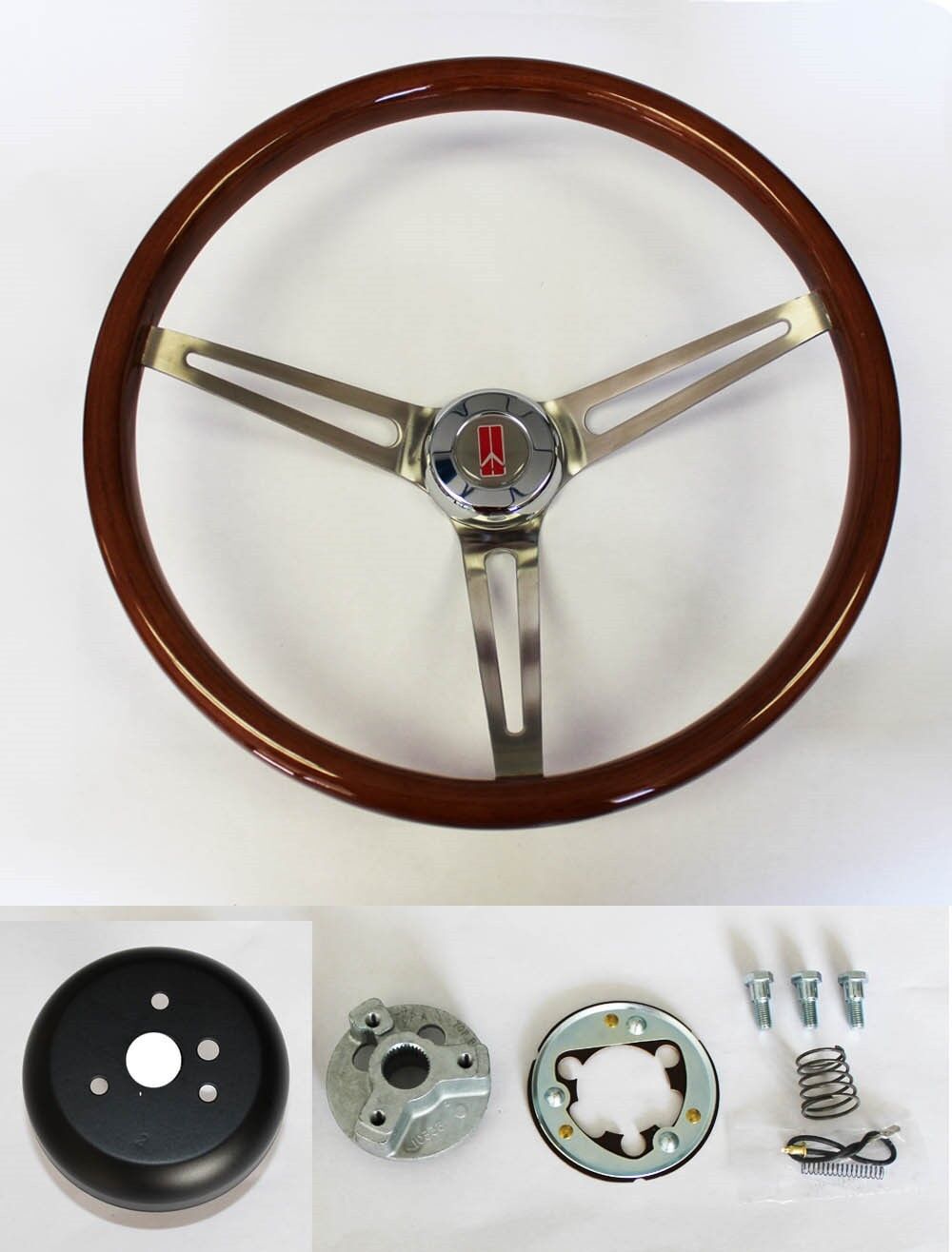 Oldsmobile Cutlass 442 88 Wood Steering Wheel 15\