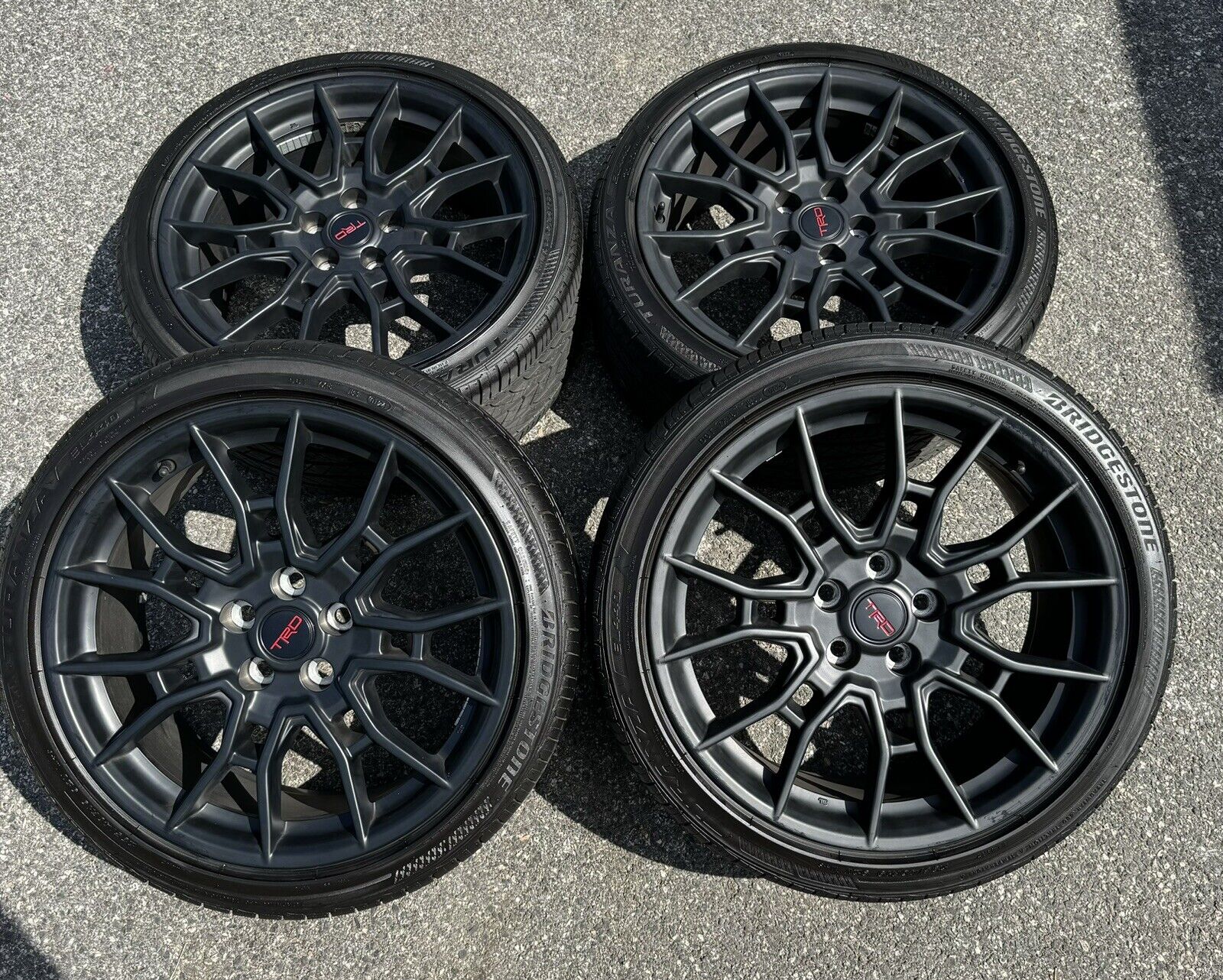 2023 Toyota Camry Avalon TRD 19” Black Wheels Rims Tires 235/40/19 OEM 2022 2021