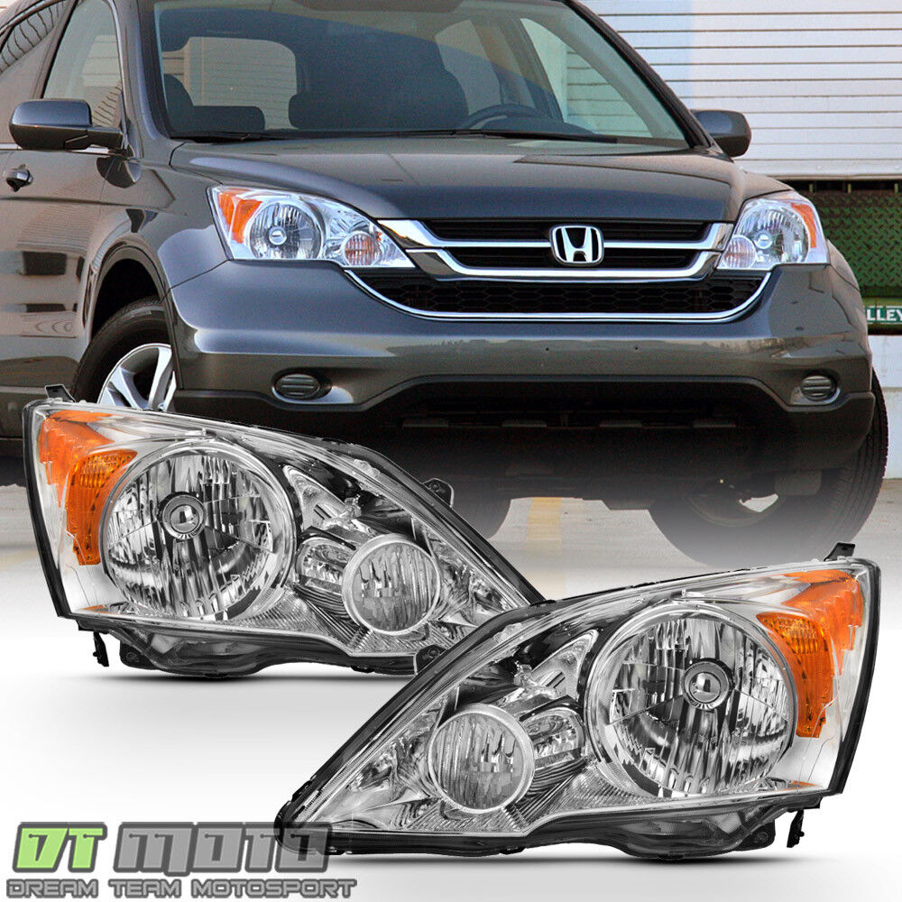 For 2007-2011 Honda CR-V CRV Headlights Headlamps Replacement 07-11 Left+Right