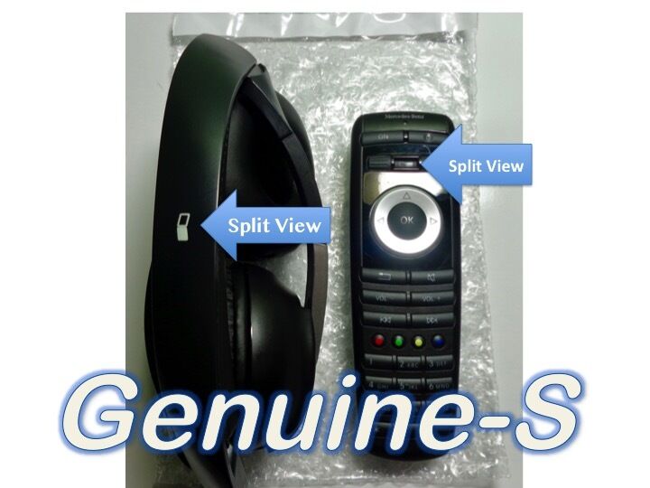  2009-2013 Mercedes GL320 GL450 GL550 Car Entertainment (1) Headphone +1 Remote 