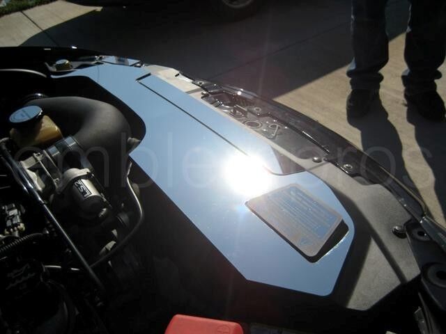 2005 GTO 2pc Radiator Shroud Cover Mirr Stainless Steel