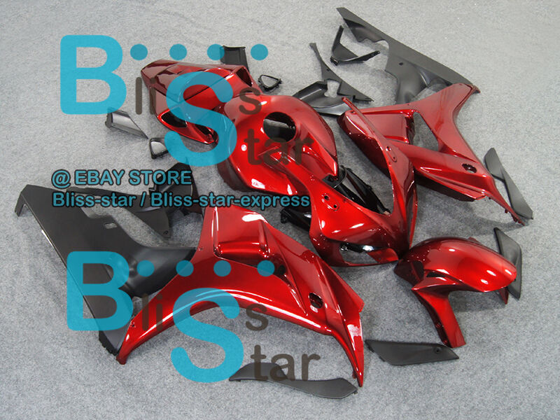 Red Glossy INJECTION Fairing Kit Fit Honda CBR1000RR 2006-2007 59 A4