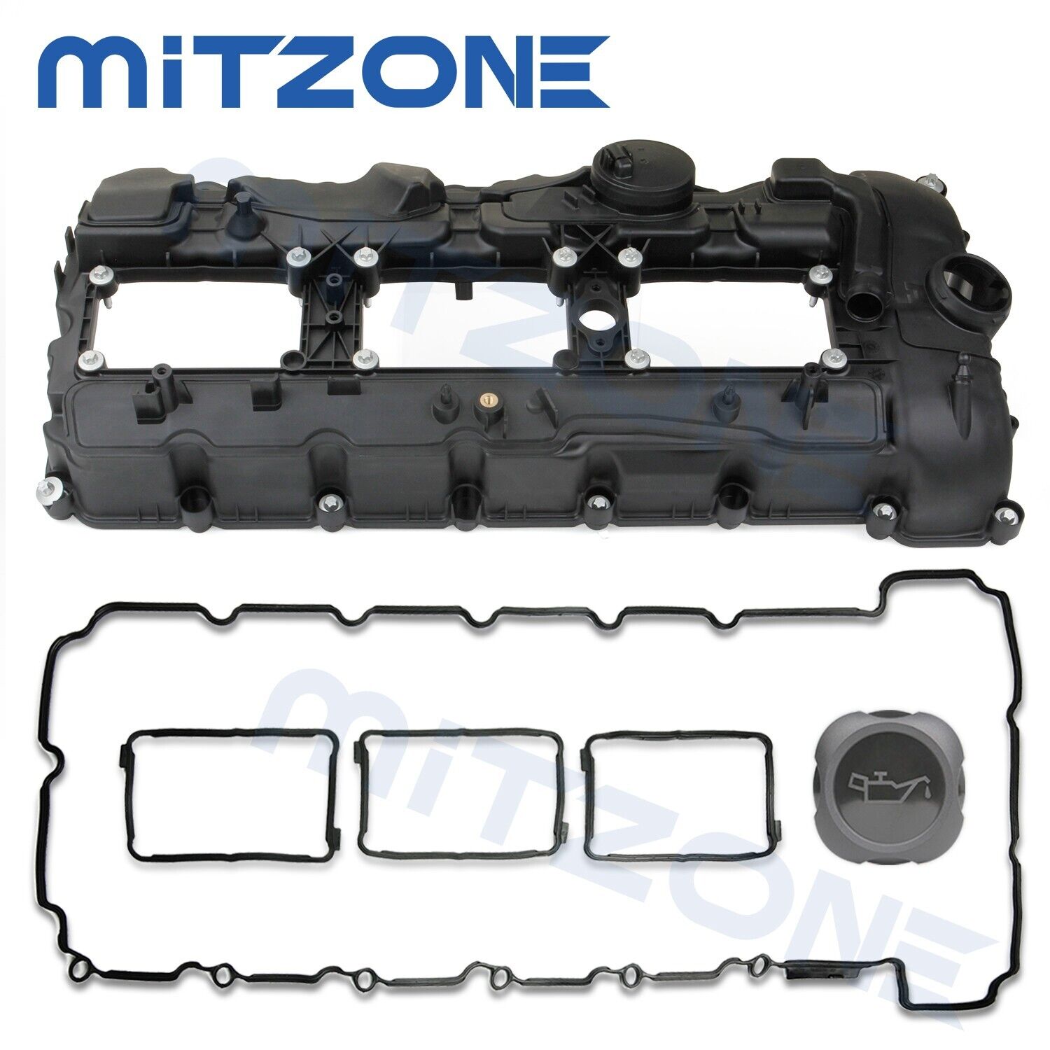 Engine Valve Cover w/ Gasket & Bolts for 15-21 BMW S55 M2 Competition M3 M4 3.0L