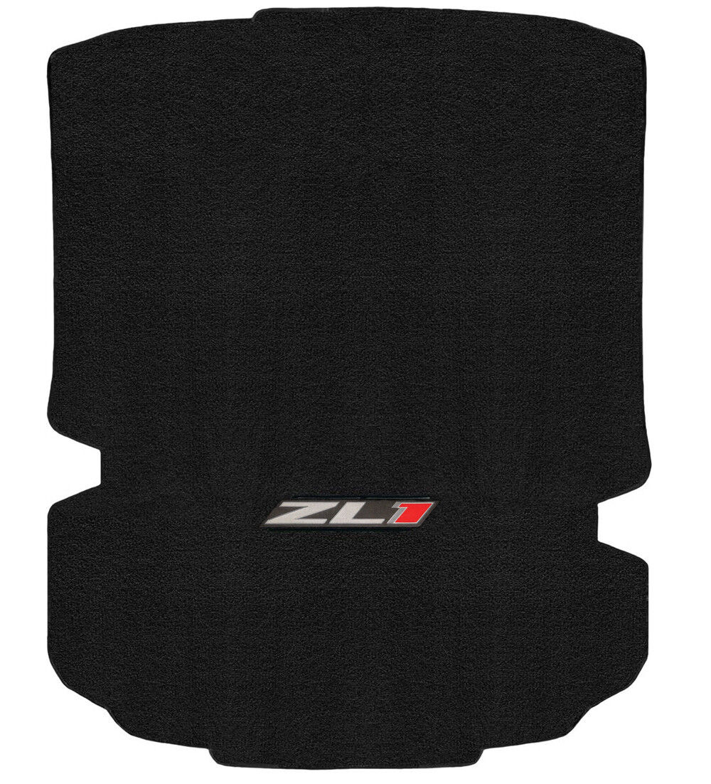 NEW 2016 - 2023 Chevy Camaro Rear Deck Trunk Mat Black carpet ZL1 Logo Emblem