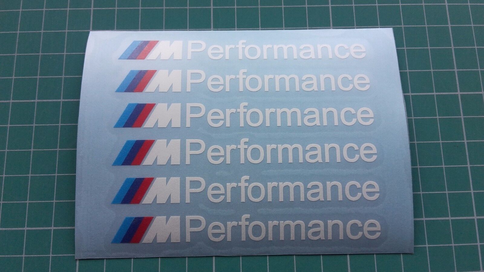 Set of 6 x BMW M Performance Brake Caliper Decal Sticker fits M series 320 520  