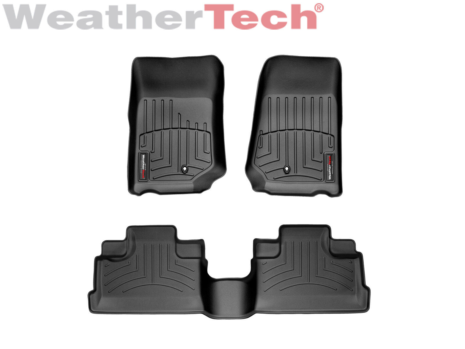 WeatherTech DigitalFit FloorLiner for Jeep Wrangler Unlimited - 2007-2013 -Black