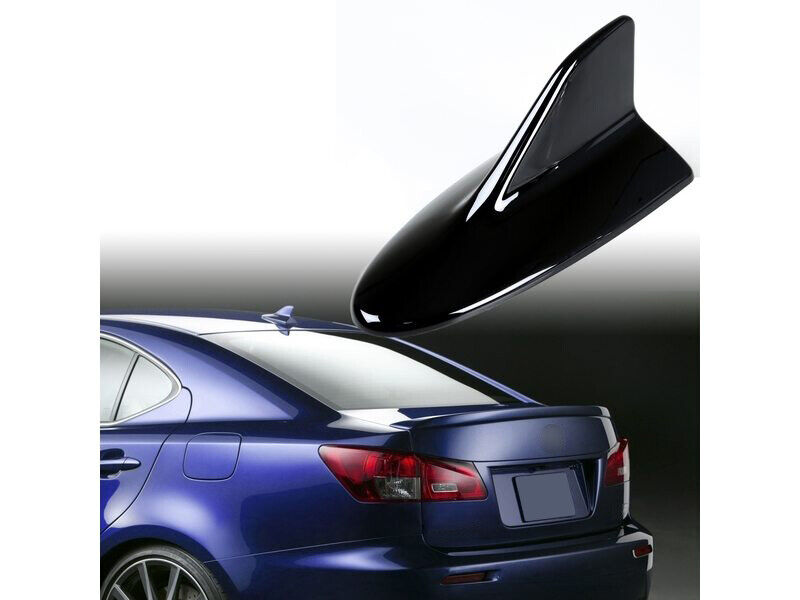 For Lexus IS-F STYLE SHARK FIN AERIAL DUMMY ANTENNA PAINTED BLACK