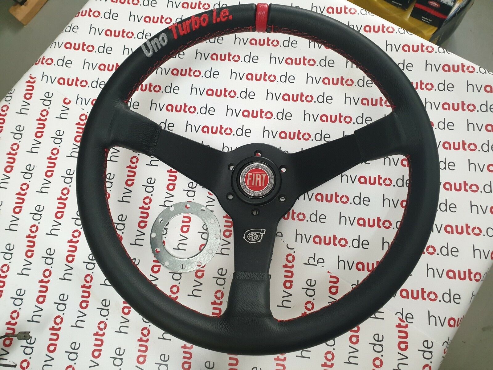 Sports Steering Wheel Leather Fiat Uno Turbo MK1 &racing 350mm/90mm