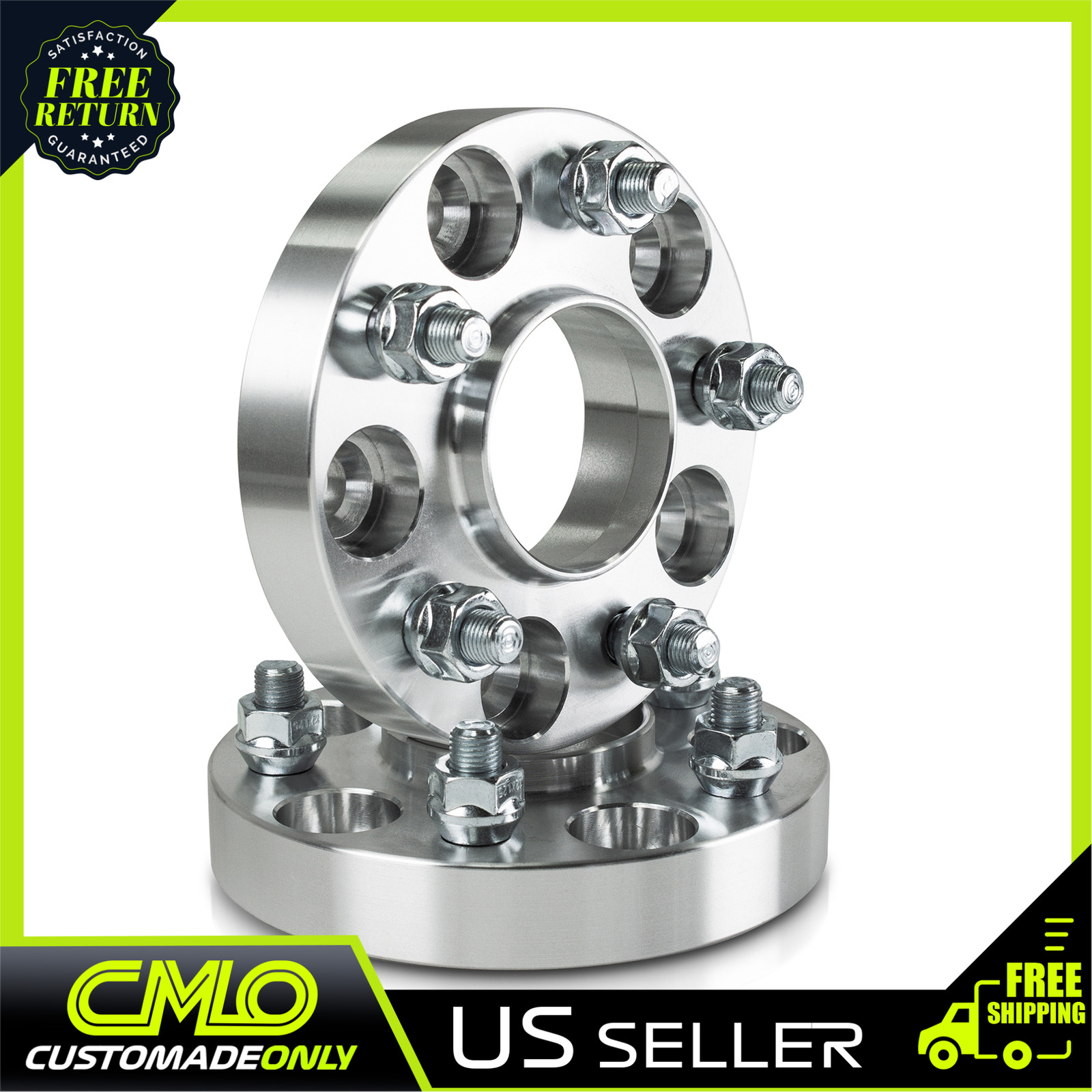 2X 20MM WHEEL SPACERS  ¦ 5X112 ¦ 66.6 CB ¦ 14X1.5 ¦ For MERCEDES AUDI Hubcentric