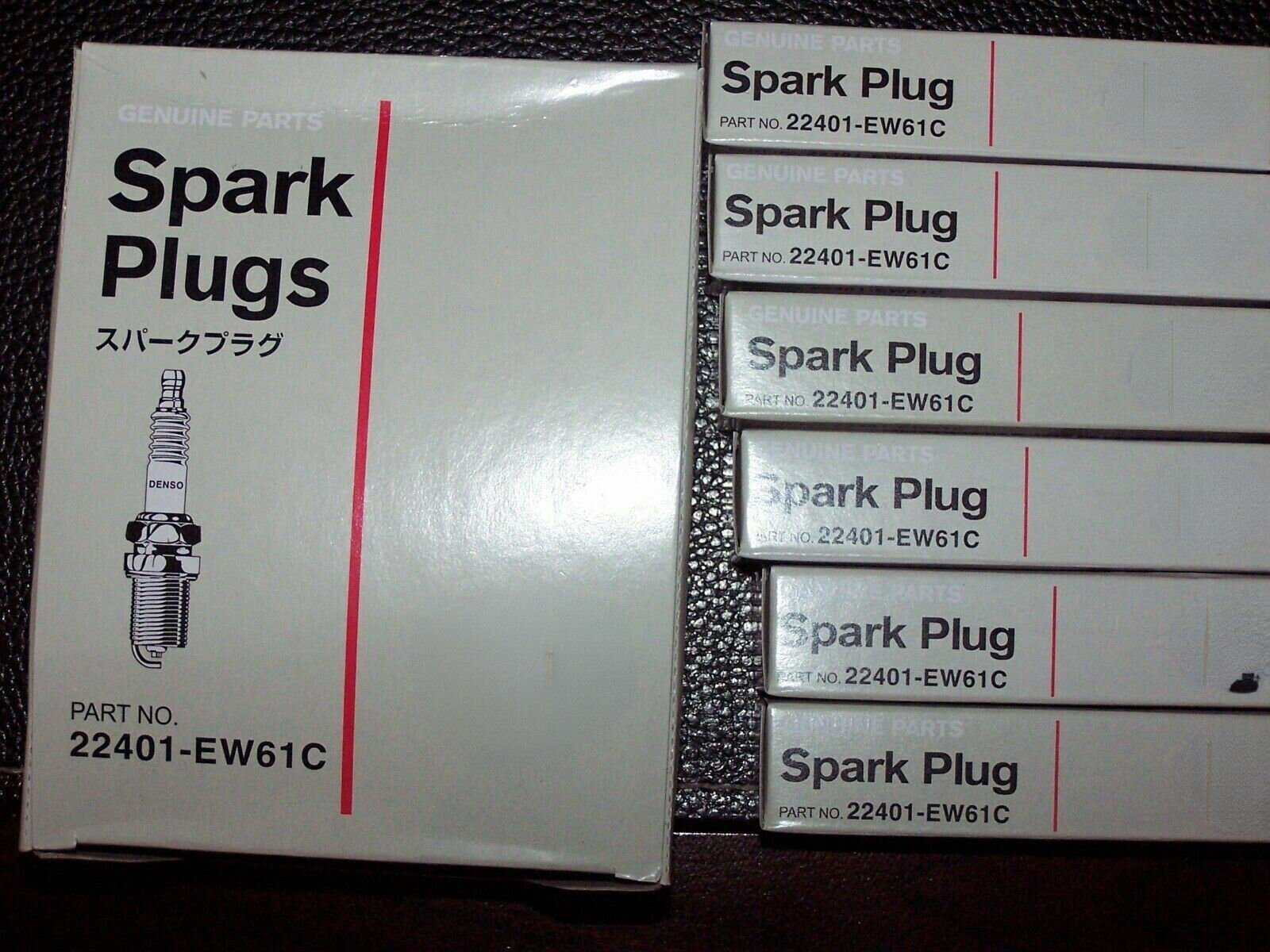 6PCS For Infiniti OEM spark plug set of 6 Original 22401-EW61C Denso FXE22HR11