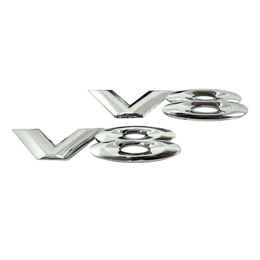 Genuine Holden Badge Fender V8 for VY VZ SS Holden Commodore Pair Chrome NOS