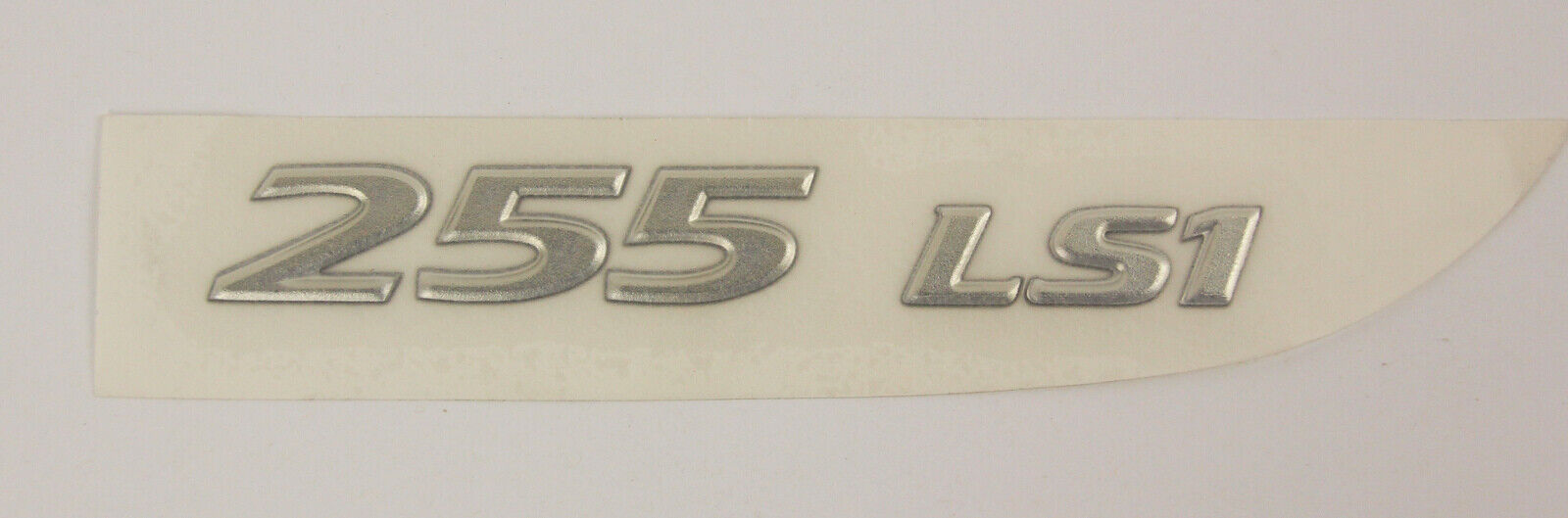 GENUINE HSV '255 LS1' CHROME Bootlid Badge for VX R8 Clubsport Maloo Senator NEW