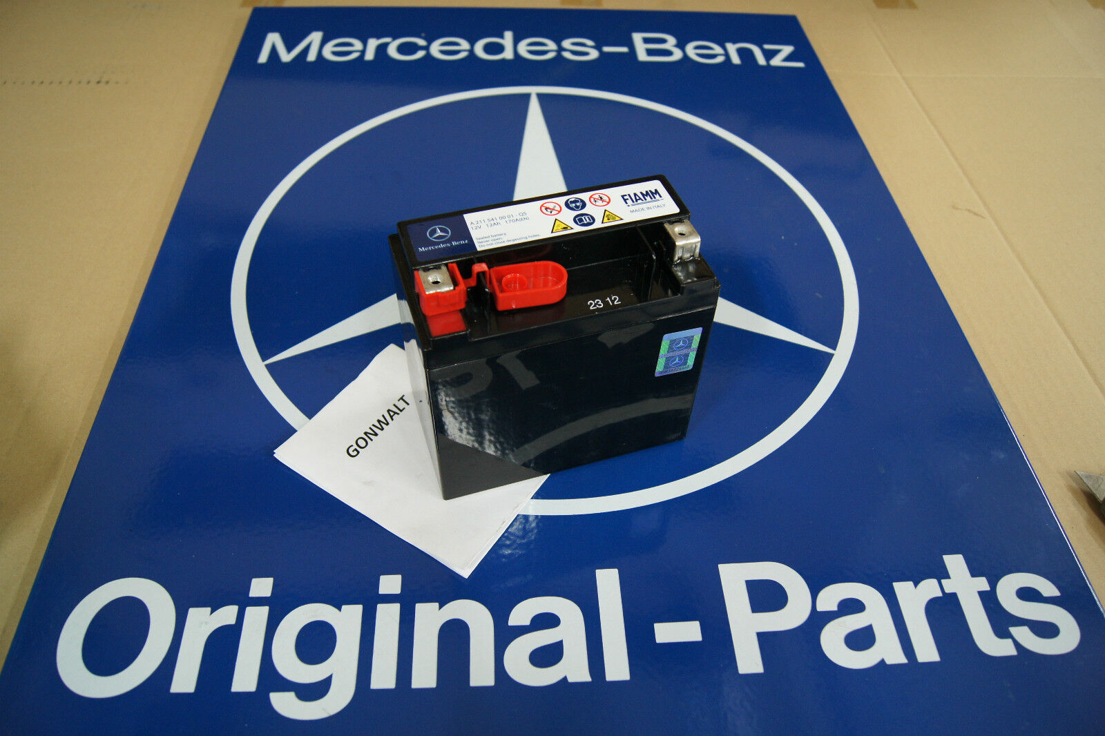 Mercedes Benz Secondary Back Up Battery C300 C350 C63 AMG GLK350 A 2115410001
