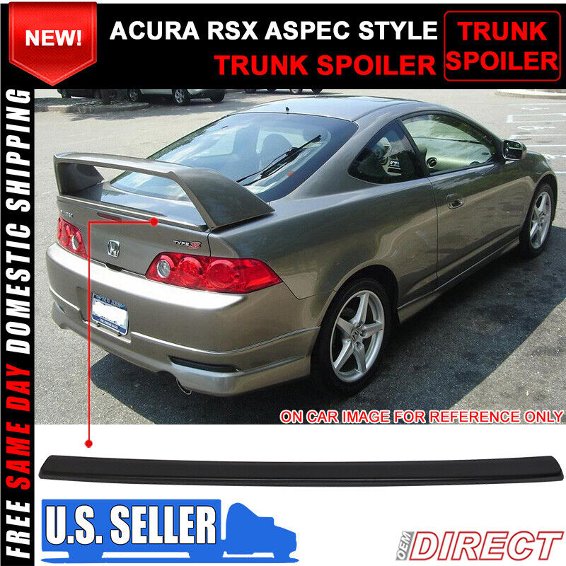 Fits 02-06 Acura RSX DC5 Mini Decklid Aspec Style Trunk Spoiler Unpainted ABS