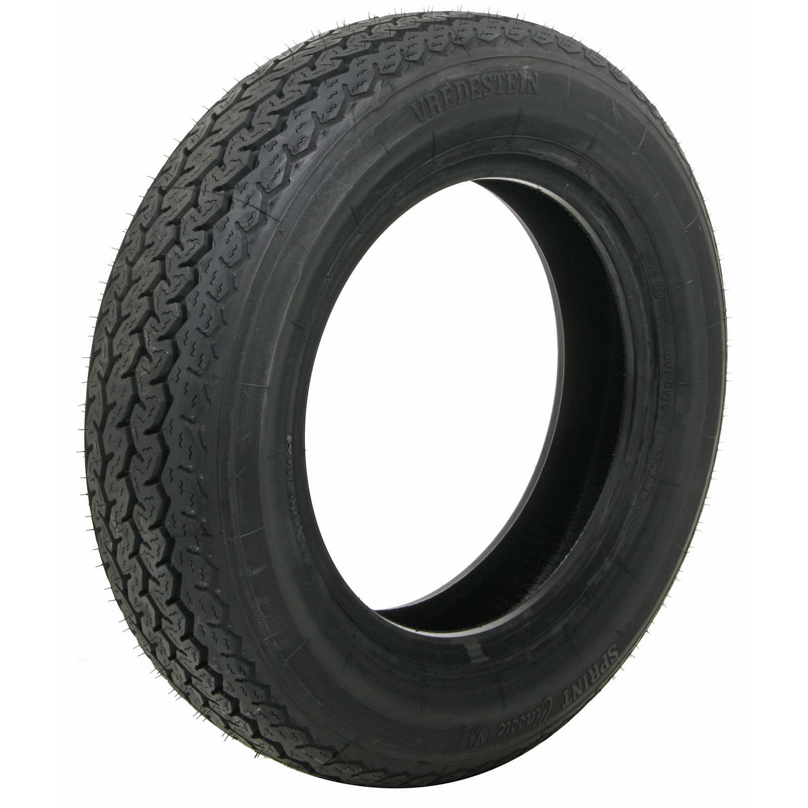 Coker Vredestein Sprint Classic Tire 165-15 Radial Blackwall 579821 Each