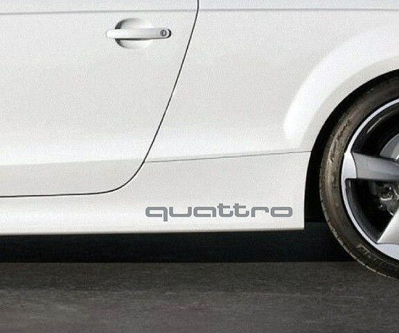 Audi QUATTRO A3 A4 A5 A6 A8 S4 S5 S6 RS4 Q3 Q5 Q7 TT Decal sticker emblem logo S