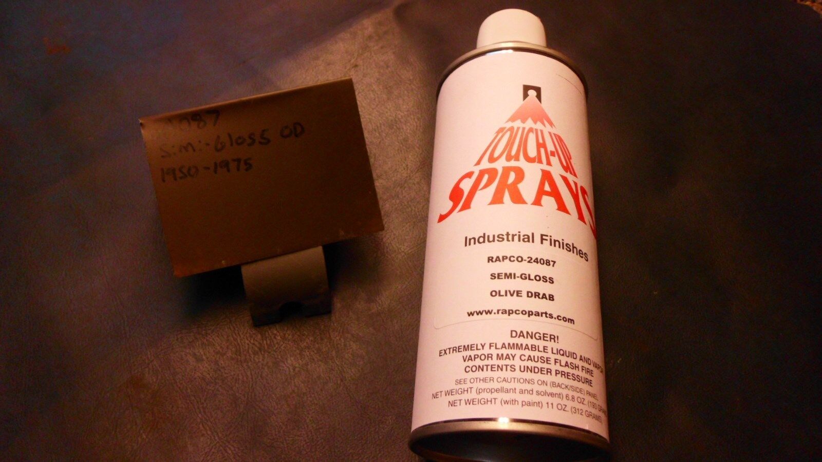 Military Spray Paint 24087 semi-gloss OD 1950-75 M38 M38A1 M37 M715