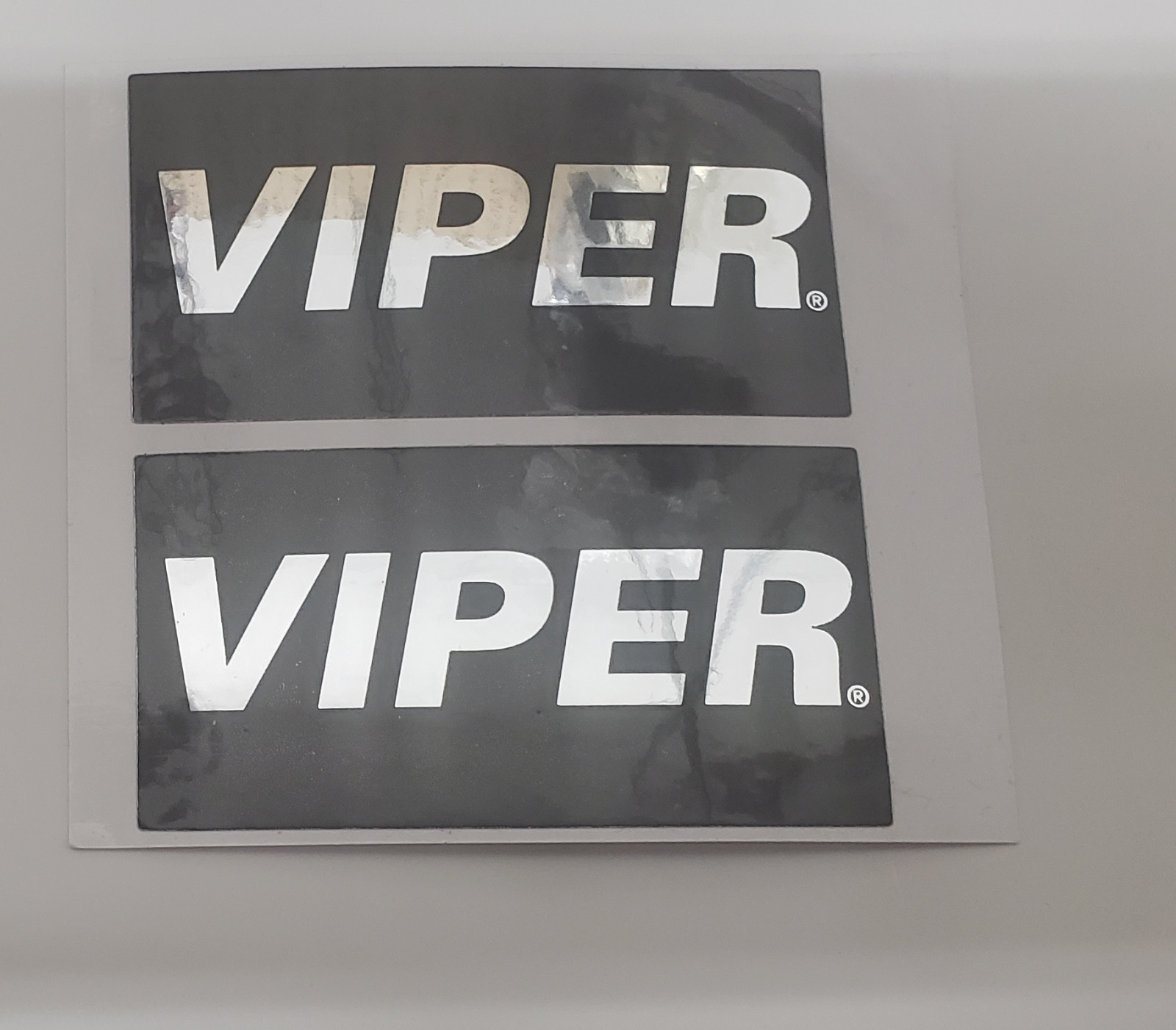 Viper Car Alarm Window Stickers Double Sided Decals Theft Deterrent 100%Original