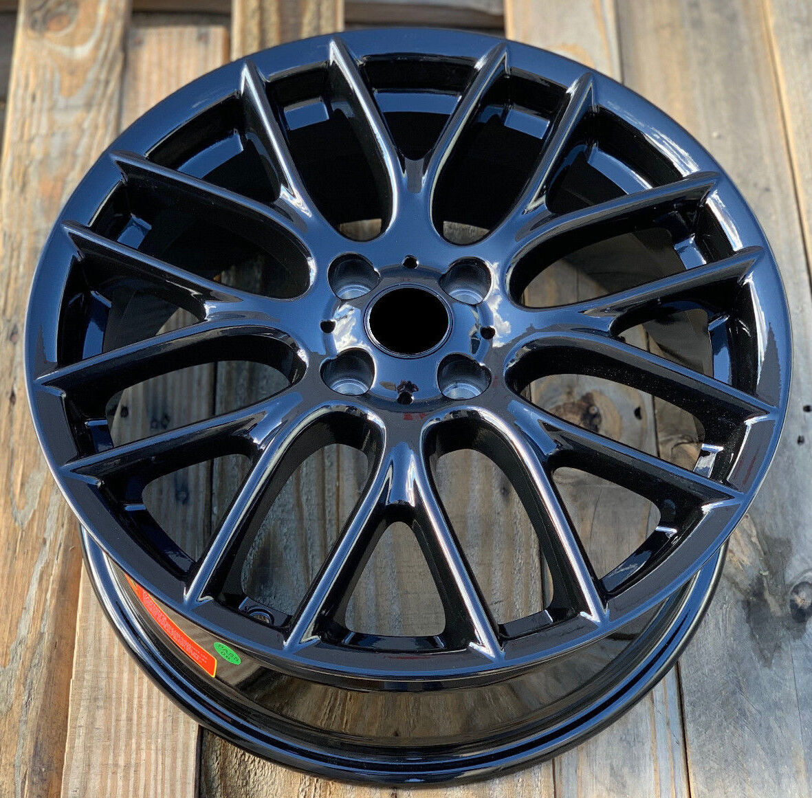 17 Inch Wheels For Mini Cooper and S Gloss Black Finish 4x100 Rims Set of 4